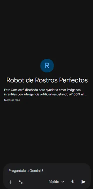Robot de Rostros Perfectos
